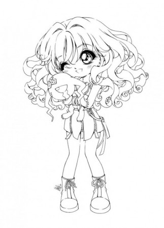 Anime Girl Kiara Coloring Pages Free Coloring Pages 52065 Coloring 