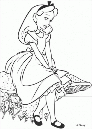 Alice in Wonderland coloring pages | coloring pages