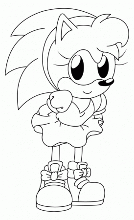 Classic Amy By Sonictopfan On DeviantART 22449 Amy Coloring Pages