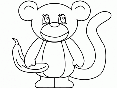 Monkey Coloring Pages | Disney Coloring Pages