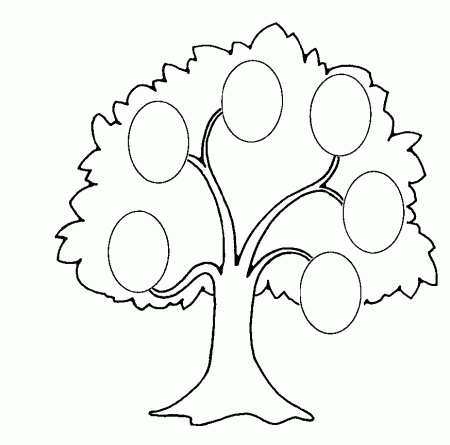 Family Tree Clipart Black And White