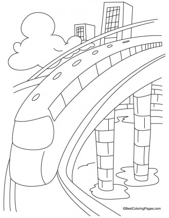 Train coloring page 5 | Download Free Train coloring page 5 for 