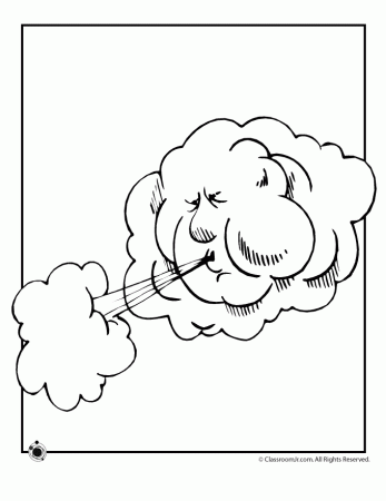 weather coloring pages wind page classroom jr