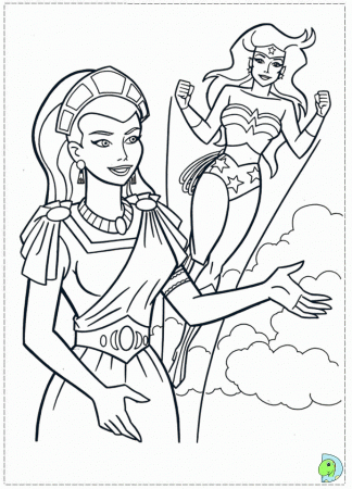 Wonder woman logo Colouring Pages (page 3)