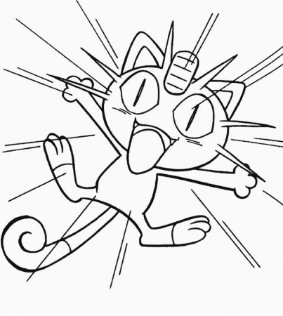 Pokemon Coloring Pages Kitty | Coloring Pages For Kids