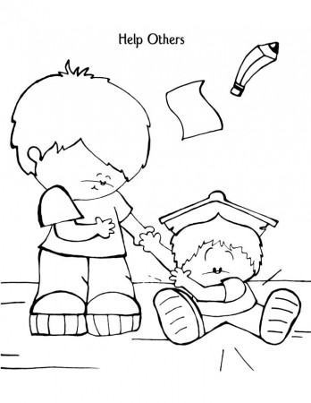 coloring pages for kids about helping others | Coloring Pages For Kids