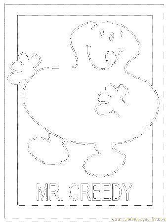Coloring Pages Little Miss 003 (Cartoons > Others) - free 