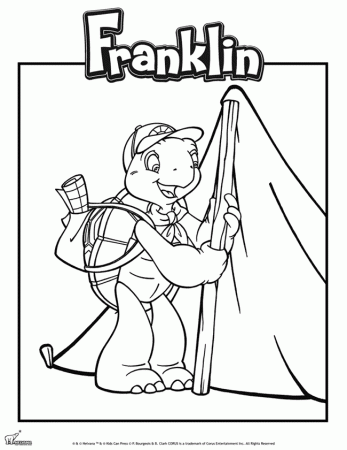 Franklin and Friends Colour Franklin Camping | Treehouse