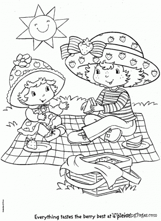 Strawberry Shortcake Coloring Pages | 101ColoringPages.