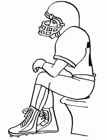 The Custom Made Football Coloring Pages NFL for Boys | Creative 