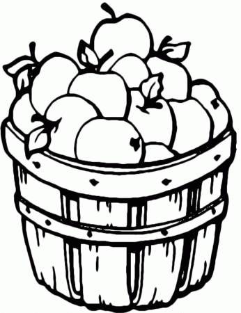 Apple Coloring Pages For Preschoolers Free High Resolution 