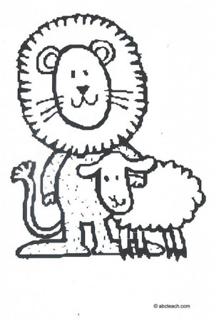 Viewing Gallery For March Lion Lamb Coloring Pages 37043 March 