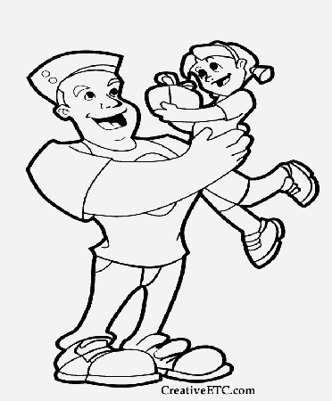 Fathers Day coloring page - 03