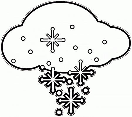 Flakes in the Cloud Coloring Online | Super Coloring