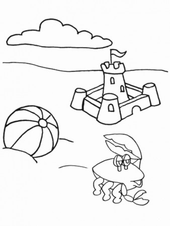 Summer coloring pages for kids
