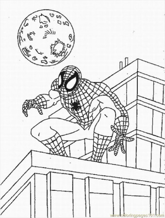 Coloring Pages Rman Venom Coloring Pages Lrg (Cartoons > Spiderman 