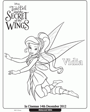 Tinkerbell Coloring Pages Printable 379 | Free Printable Coloring 
