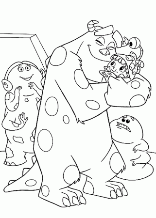 Coloring Pages monsters inc | download free printable coloring pages