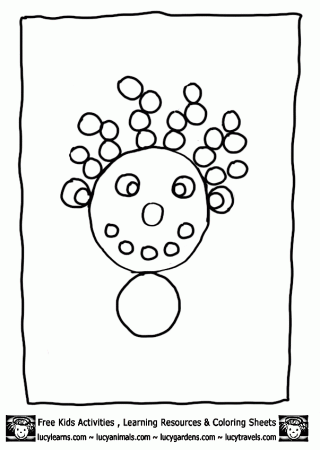 Shapes Coloring Pages Square,Lucy Math Coloring Sheets for Kids 