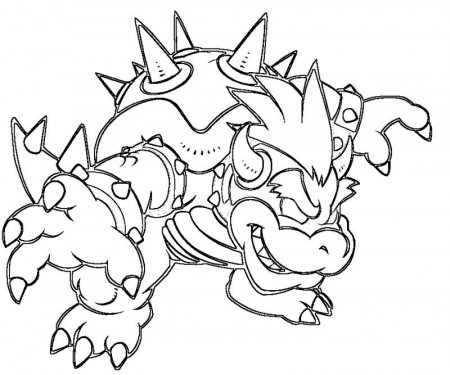 5 Bowser Coloring Page