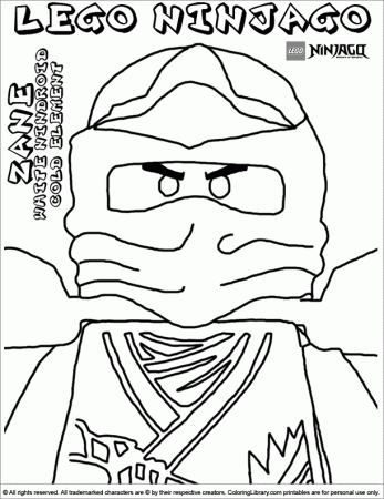 Ninjago coloring picture
