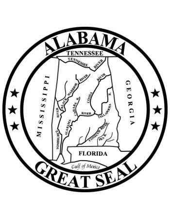 Alabama State Seal | Download Free Alabama State Seal for kids 