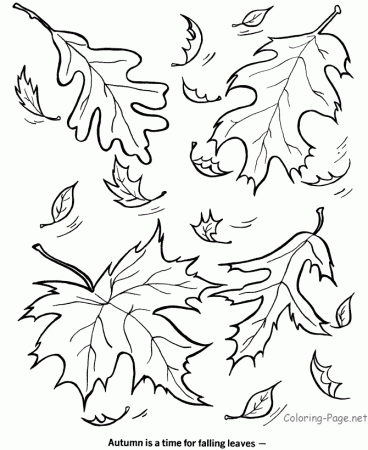Fall Coloring Sheets To Print | Printable Coloring Pages