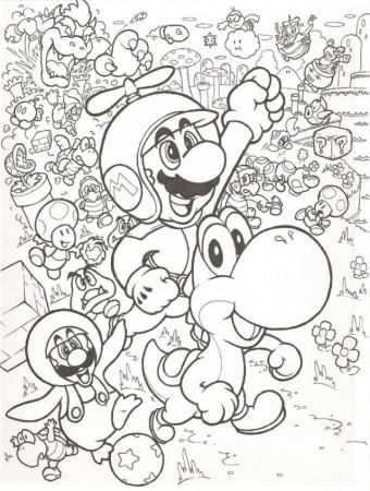 Mario Brothers Coloring Pages Mario Coloring Pages To Print Kids 