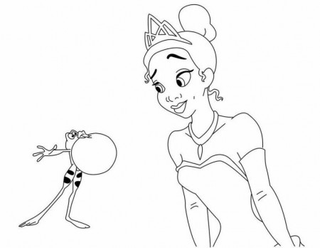 Top Tiana And Prince Naveen Coloring Page Source | Laptopezine.