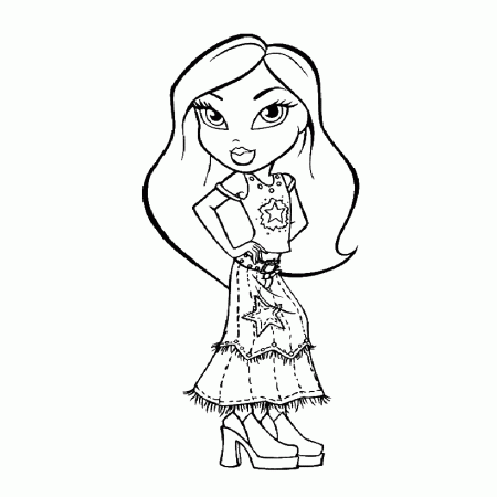 coloring: Bratz coloring pictures and pages for kids