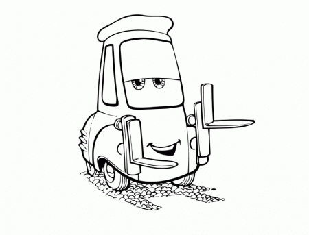 Tow Mater Coloring Pages