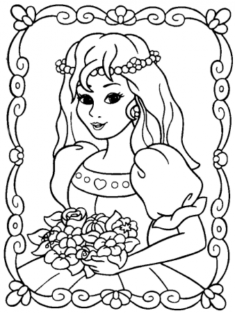 Princess Coloring Page & Coloring Book