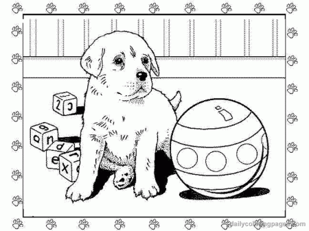 Puppy Coloring Pages | Coloring Pages