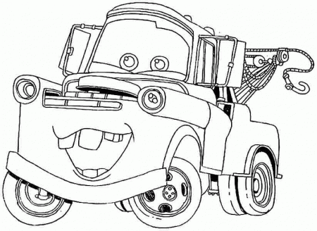 Transportation Cars Movie Colouring Pages Free For Toddler - #