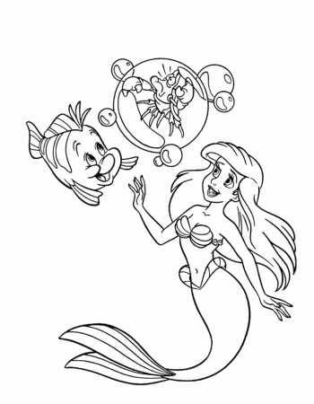 Little Mermaid Coloring Pages 2014- Z31 Coloring Page