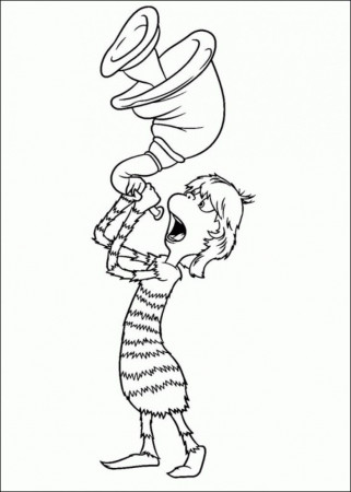 Dr. Seuss Characters Coloring Pages - HD Printable Coloring Pages
