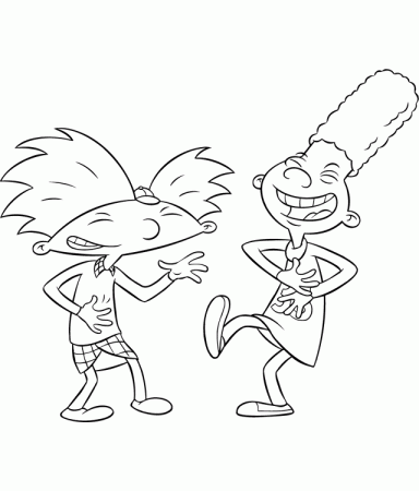 Hey Arnold Coloring Pages