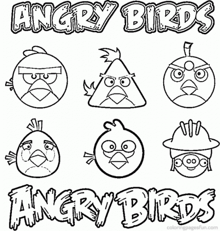 Free Angry Birds Coloring Pages | Coloring Pages