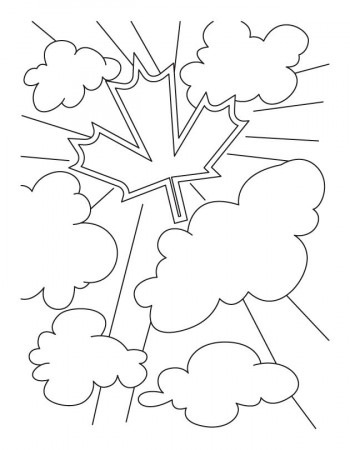 Celebrate Canada Day with big bang coloring pages | Download Free 