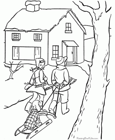 Kids Coloring Sheet | Printable Coloring Pages for Kids