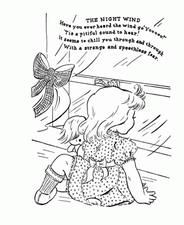 Classic Mother Goose Nursery Rhymes Coloring Pages | Classic Kids 