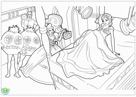 Barbie Fashion Fairytale Coloring pages for kids