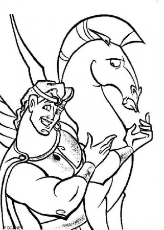 Pegasus From Hercules Coloring Pages/page/142 | Printable Coloring 
