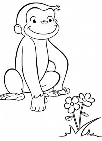 Cartoon: Download Curious George Coloring Pages Picture 