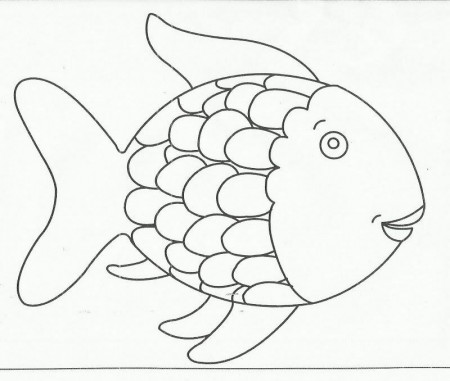 Coloring Pages Of Rainbow Fish | Best Coloring Pages
