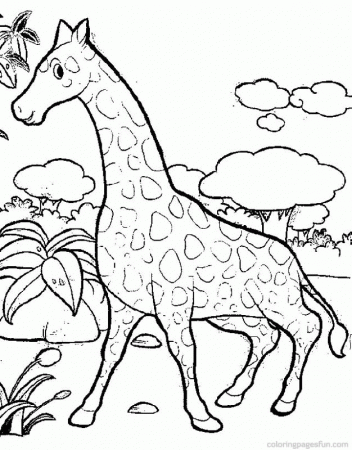 Giraffe Coloring Pages 42 | Free Printable Coloring Pages 