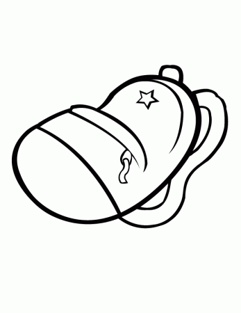 Backpack Coloring Page