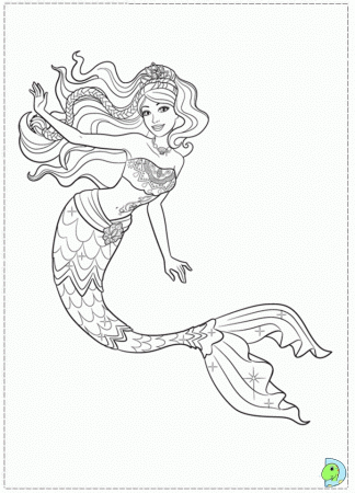 mermaid tale Colouring Pages (page 2)