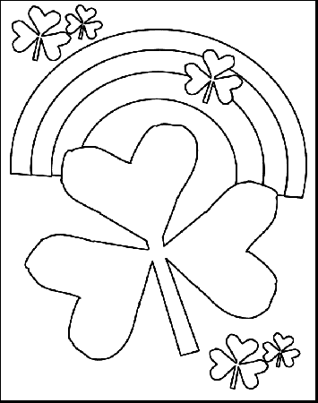 Nature Coloring Pages: Rainbow Coloring Pages