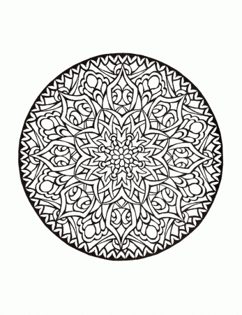 From the Mystical Mandala Coloring Book | doodling (mandala) | Pinter…